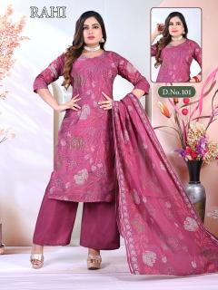 Desi kudi rahi 3pcs uttam vastra kurti wholesale